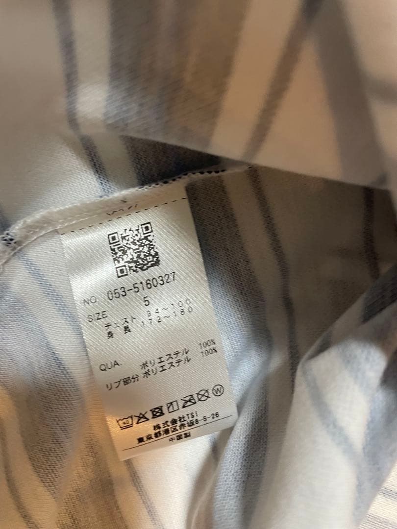 PEARLY GATES Peカノコボーダー半袖ポロシャツサイズ5