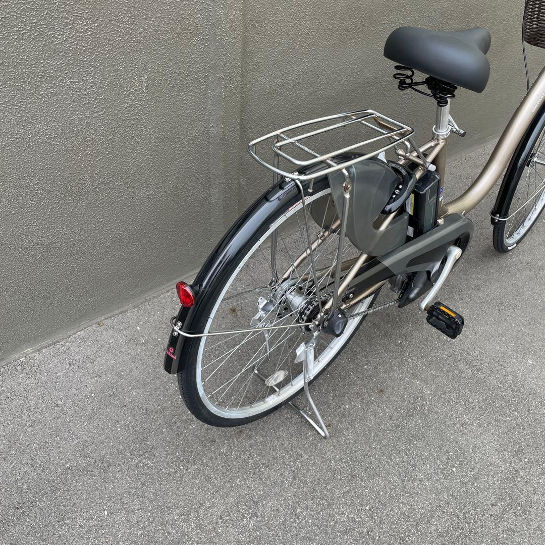ヤマハ電動アシスト自転車26インチ 12.3Ah ゴールド