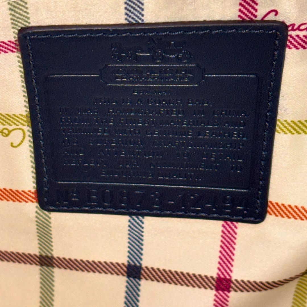 COACH コーチ トートバッグ シグネチャー デニム×ブルーストライプ