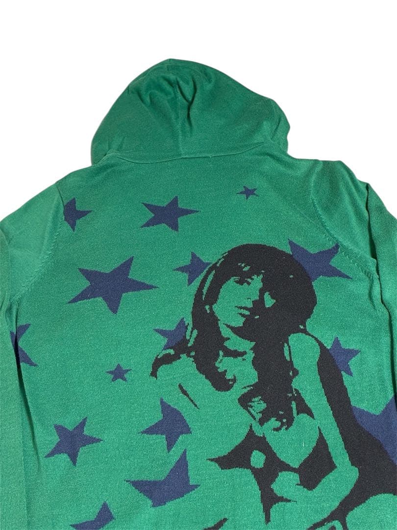 y2k 00s ヒステリックグラマー　ニットジップアップパーカー