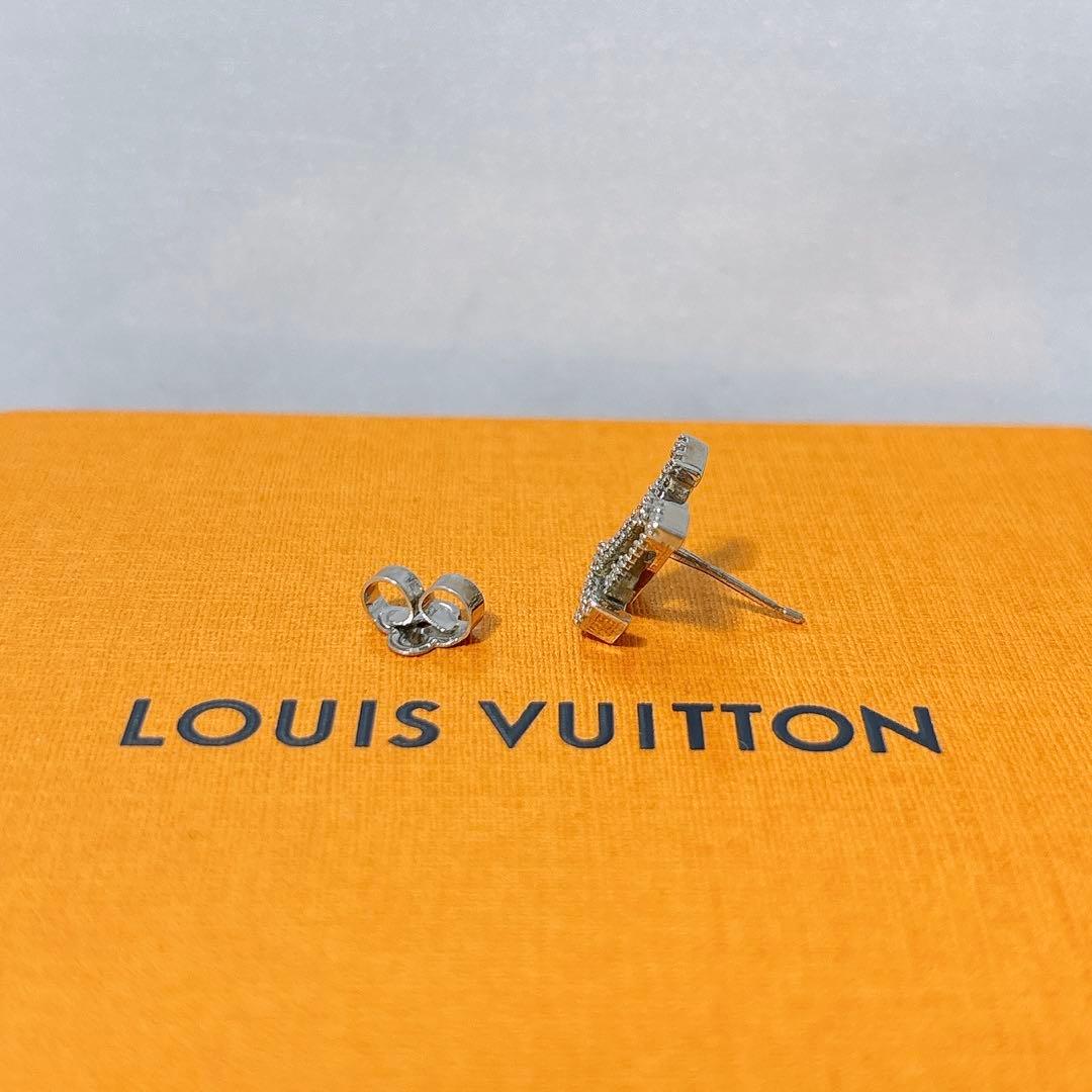 ルイヴィトン LV アイコニック ストラス ピアス 片耳