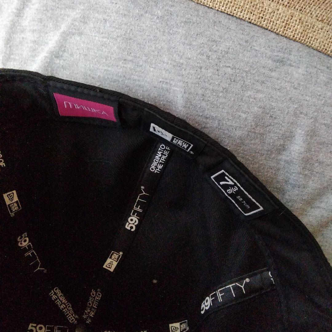 NEWEAR 59FIFTY キャップ 目の刺繍 7 3/8