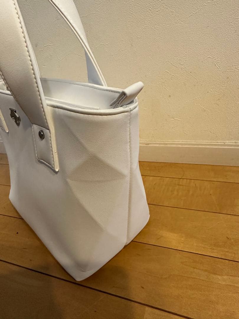 訳あり未使用品⭐︎DESCENTE ゴルフ　ラウンドバッグ ホワイト