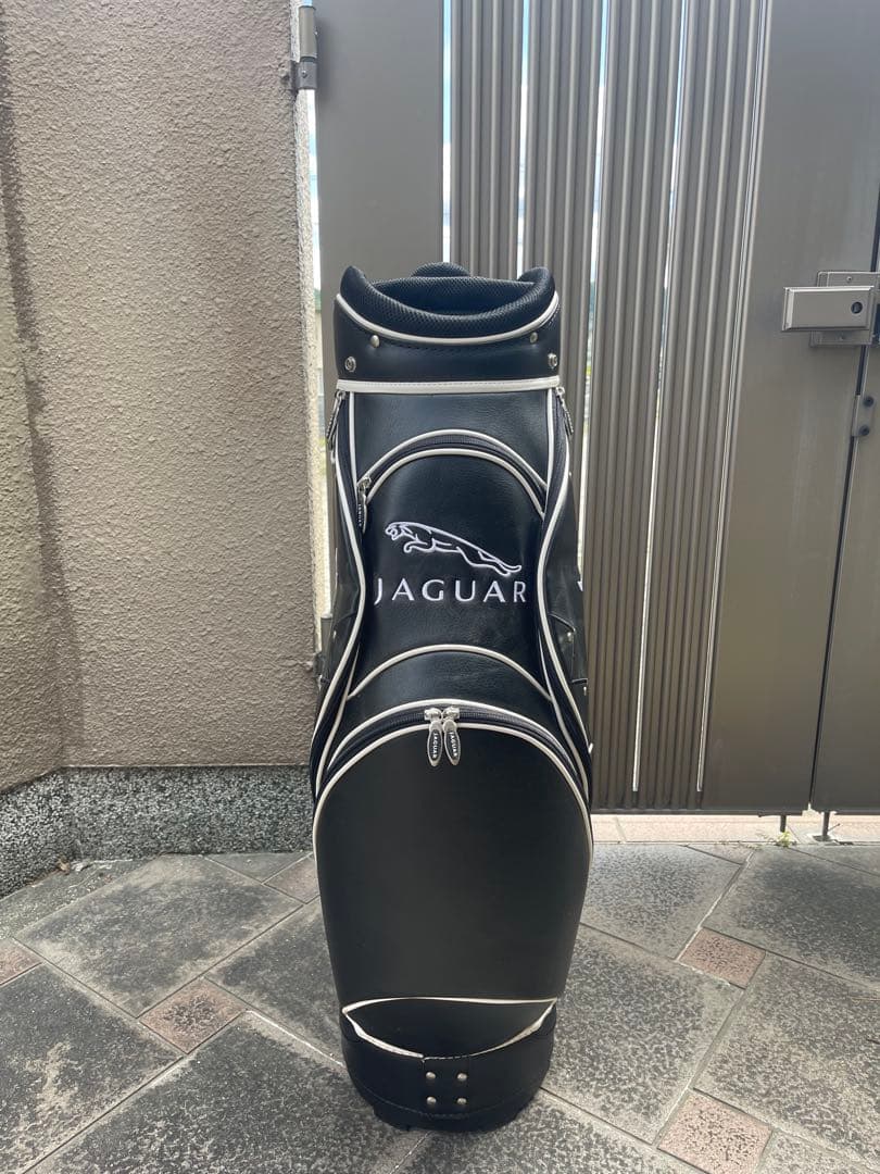JAGUAR キャディバッグ ブラック/ホワイト
