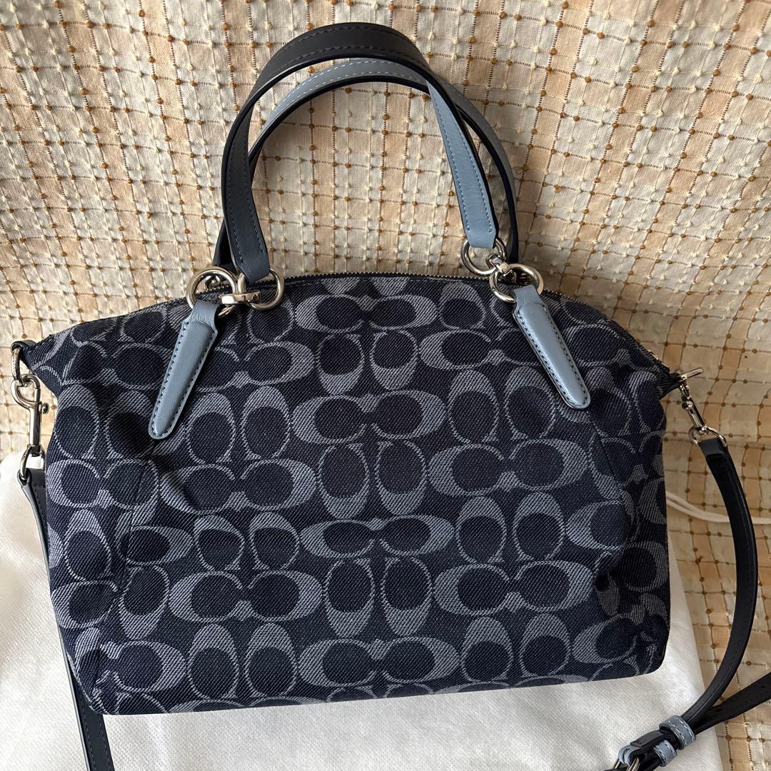 coach ショルダーバッグ　デニム
