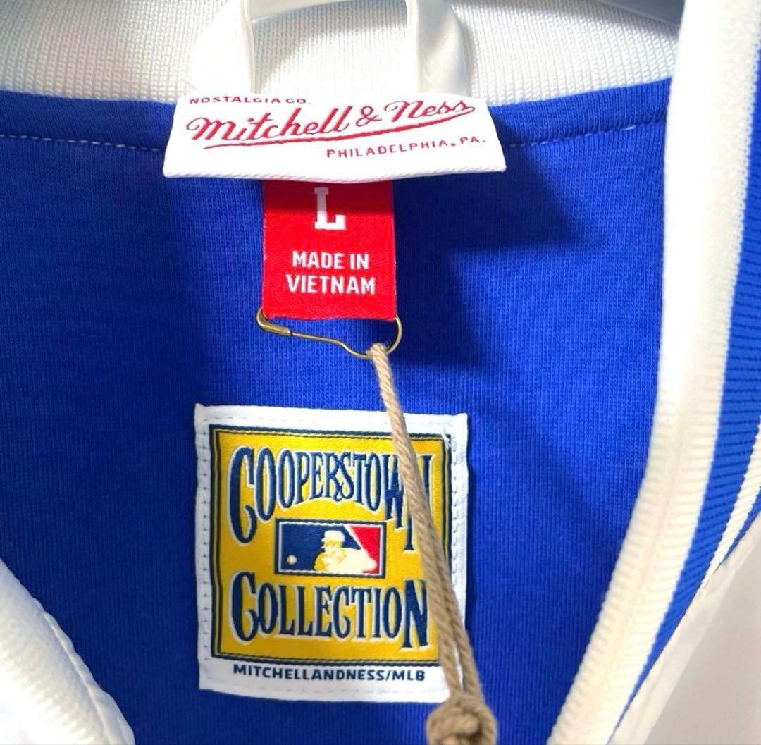 ドジャース スタジャン　ミッチェル＆ネ　Dodgers L (XL相当) 白