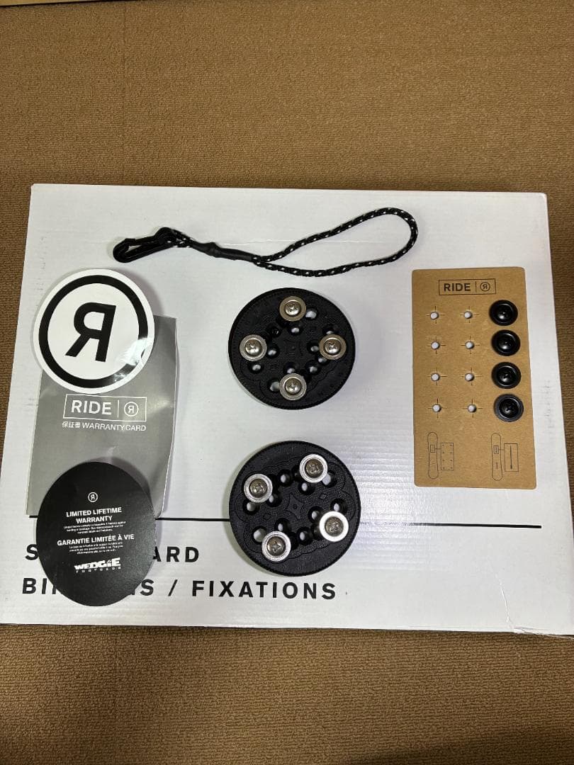 RIDE C-6 ブラック ビンディング23-24 Mサイズ(美品)
