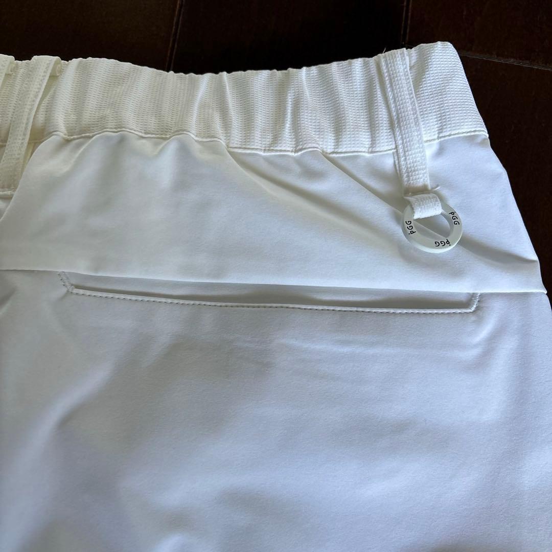 パーリーゲイツ　PGG N yトビーストレッチホワイトパンツサイズ1