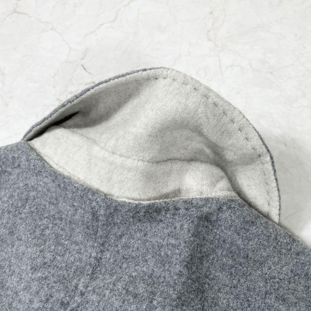 ✨新品タグ付き DO CLASSE ウールリバーコートカシミヤ 2way 15号