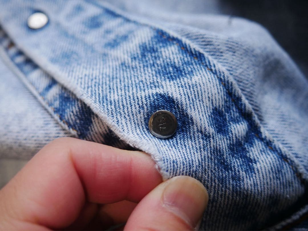 90s USA製 Levi's ストーンウォッシュデニムジャケット 70507