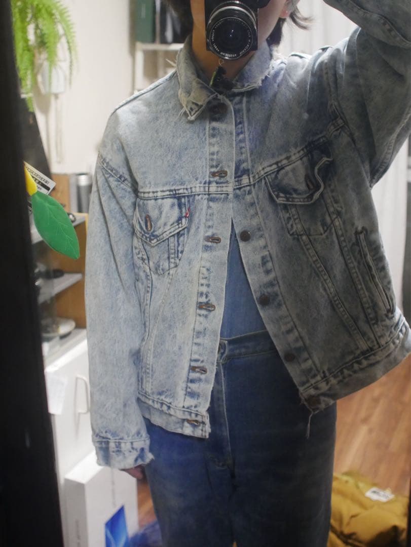 90s USA製 Levi's ストーンウォッシュデニムジャケット 70507