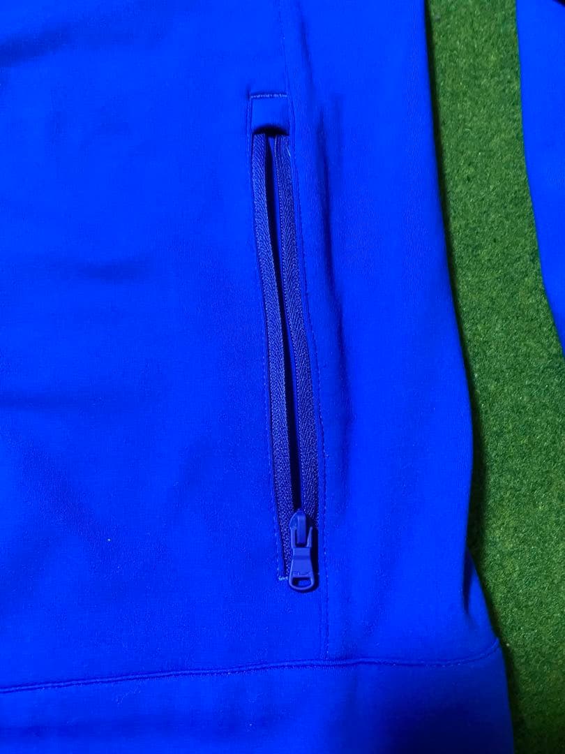 RLX ラルフローレン ストレッチジャケット S ブルー QRタグ ゴルフウェア