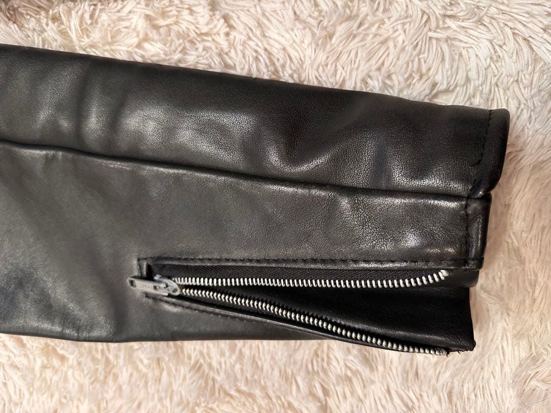 Schott Perfecto ブラックレザーライダースジャケット 36