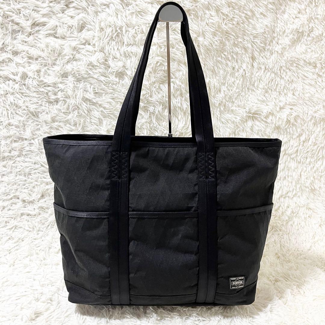 ✨極美品✨ポーター ハイブリッド トートバッグ A4可 肩掛け 軽量 防水 黒