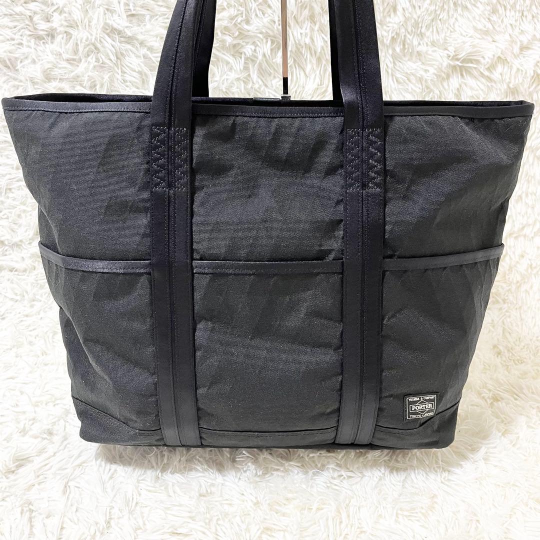 ✨極美品✨ポーター ハイブリッド トートバッグ A4可 肩掛け 軽量 防水 黒