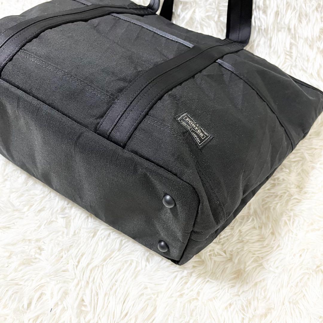 ✨極美品✨ポーター ハイブリッド トートバッグ A4可 肩掛け 軽量 防水 黒