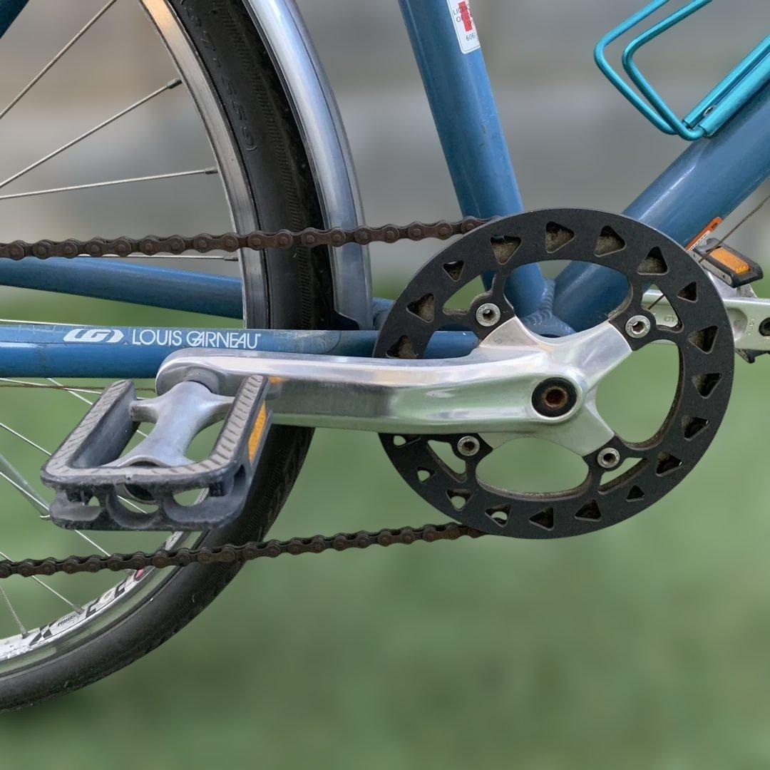 ルイガノ LGS-TR2 カゴ付き 純正ラタン風カゴ付 引取り限定