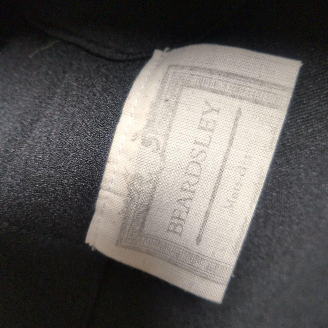 ビアズリー　ムーンライクショートベスト　ブラック　バックボタン付き