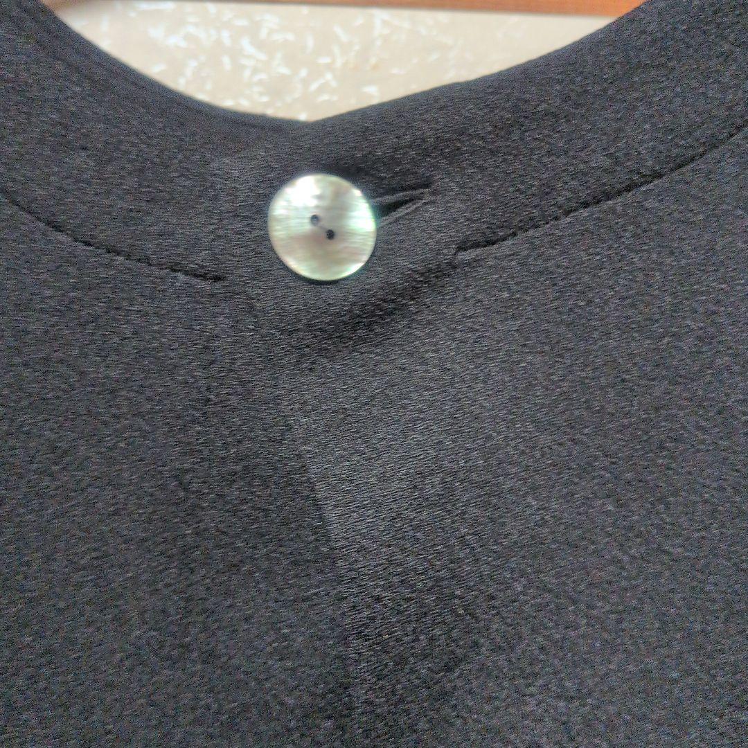 ビアズリー　ムーンライクショートベスト　ブラック　バックボタン付き