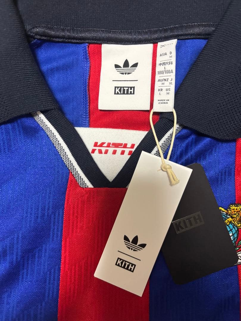kith サッカーシャツ 新品タグ付 ESPN XL