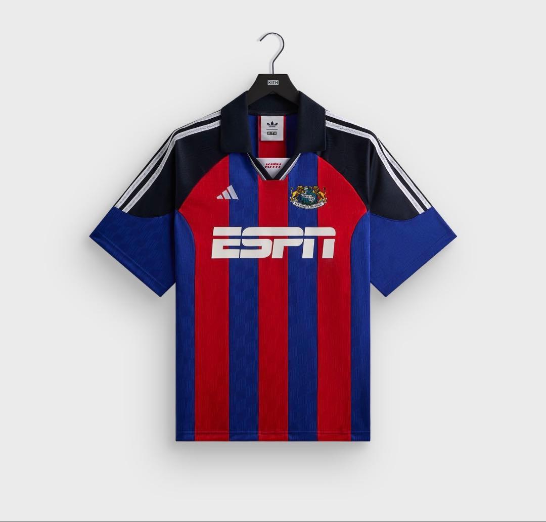 kith サッカーシャツ 新品タグ付 ESPN XL