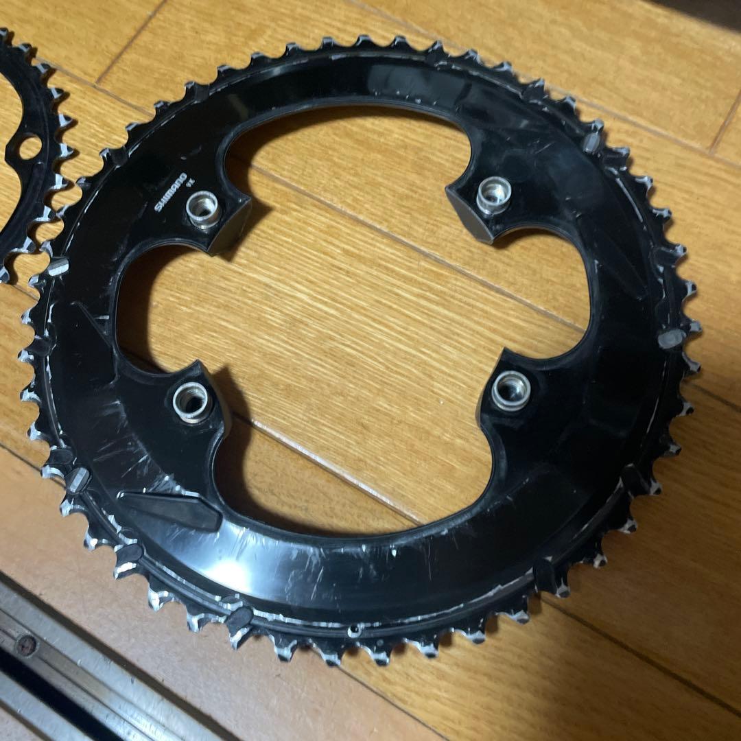 シマノ　DURA-ACE FC-09 11S 50-34 チェーンリング中古品