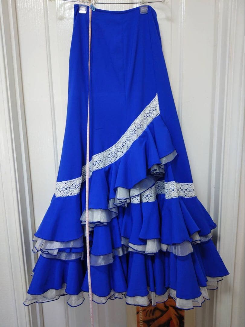 フラメンコ衣装　ソニアジョーンズ　ブルー　セパレート