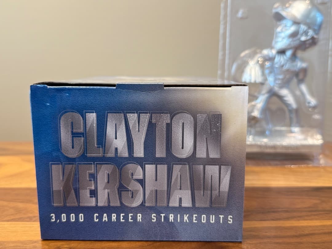 【超貴重/プラチナ】クレイトン・カーショウ選手 シーズン会員限定 ボブルヘッド