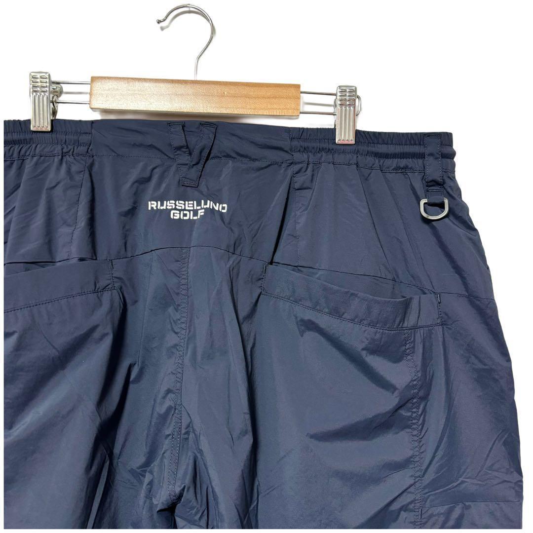 ラッセルノ ゴルフ コンバットポケット ナイロン ロングパンツ ネイビー XL