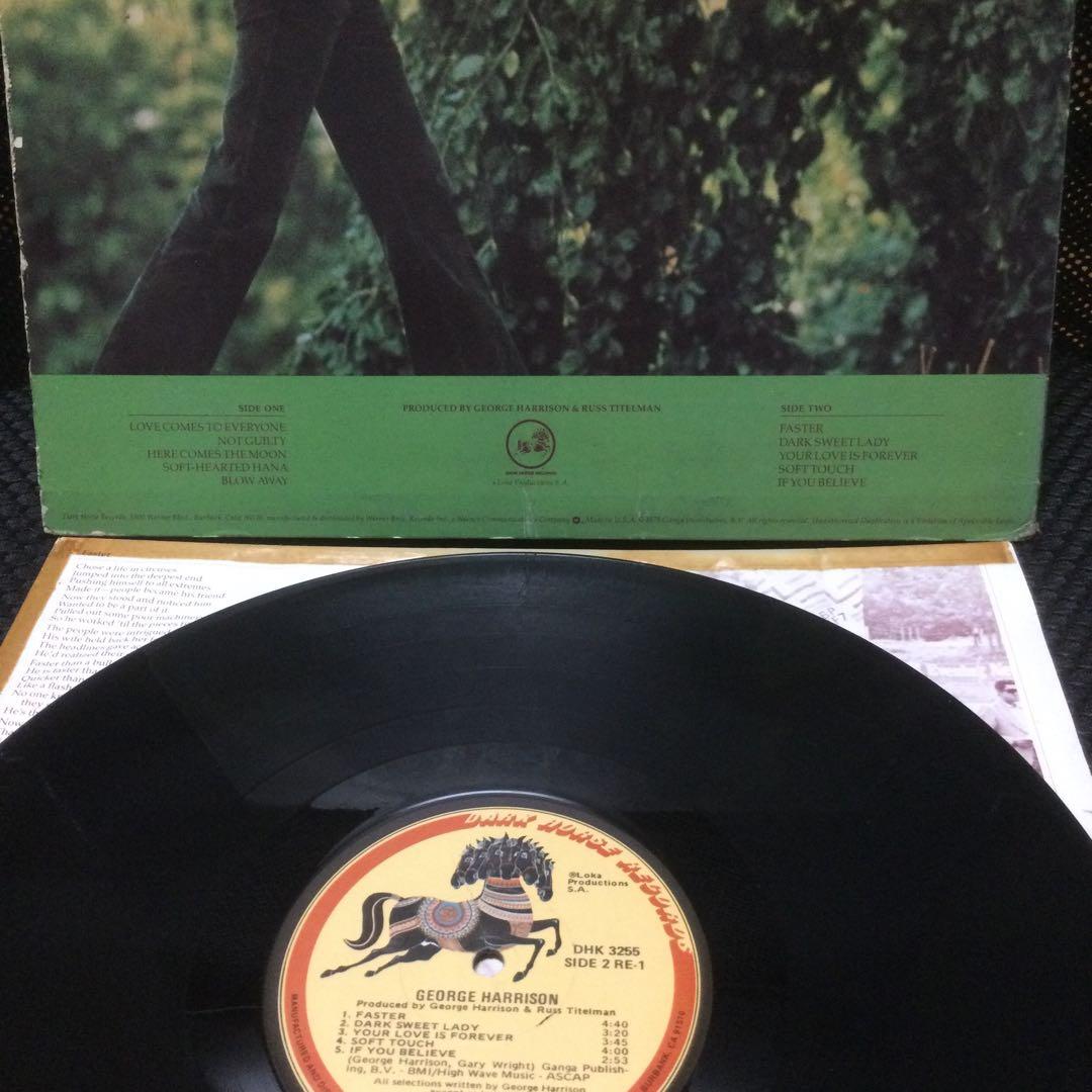 ジョージ・ハリスン　レコード5枚　2枚極美盤