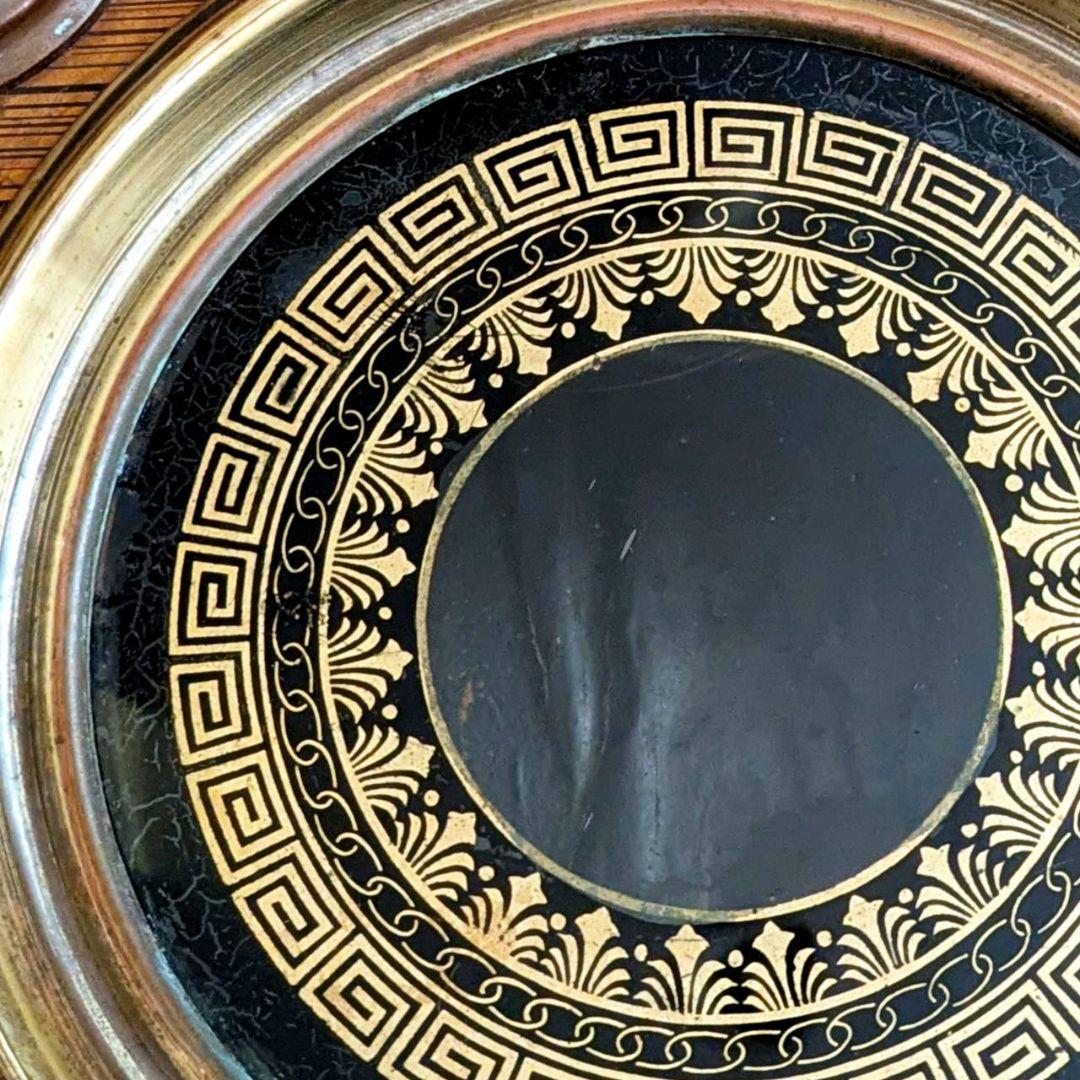 ダルマ時計　アンティーク掛時計　柱時計　古時計　振り子掛時計　ゼンマイ