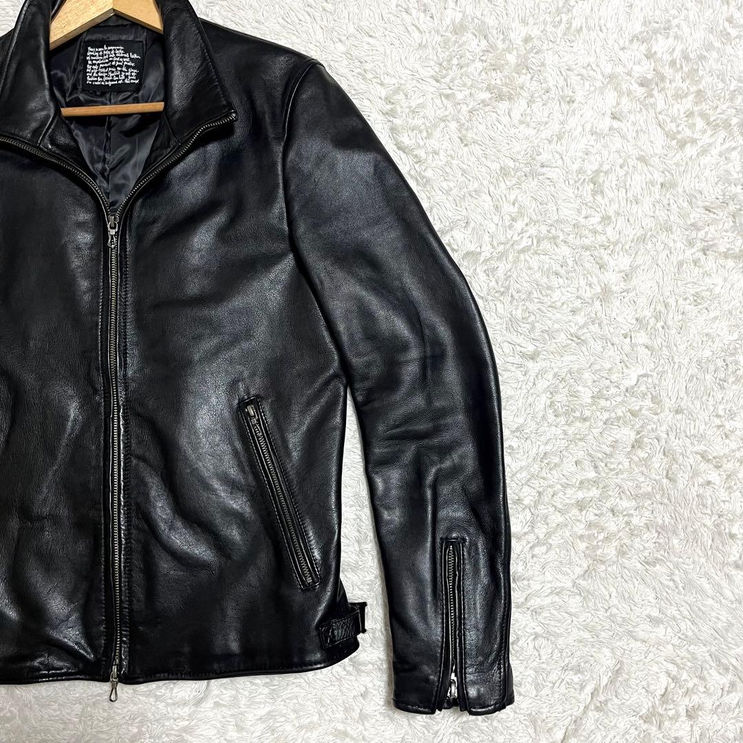 ✨美品✨ナノユニバース レザージャケット THERMOLITE 牛革 Lサイズ