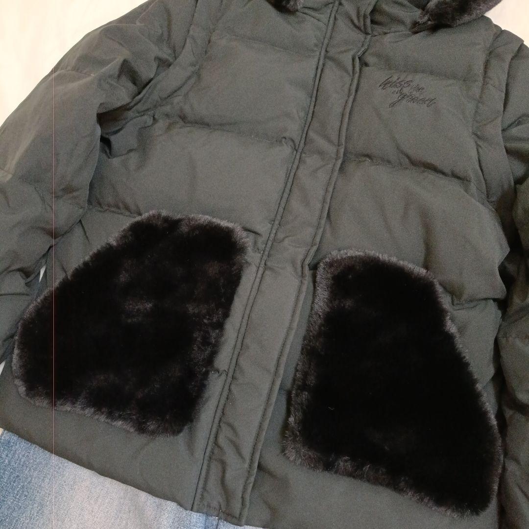 美品　Kiss on the green ゴルフウェア2wayダウンジャケット