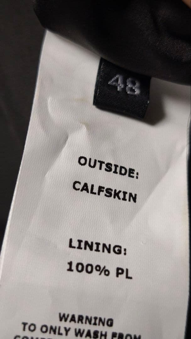 新品 EMMETI \"JURI\" 茶芯 カーフスキン　ユリ　ヴィンテージ加工　M