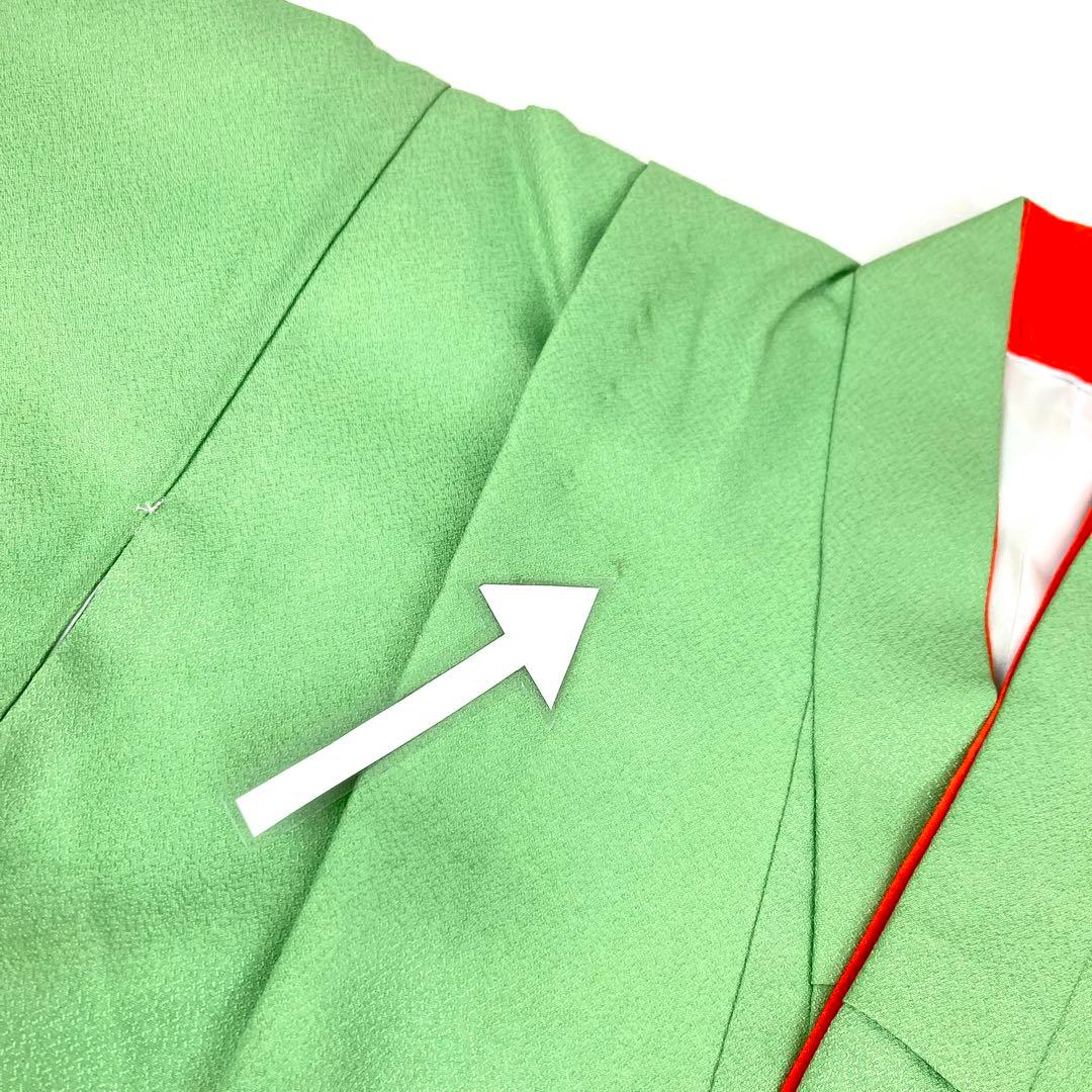 【着物と帯 時流】O24164s◇七五三 7才 女の子着物・長襦袢◇洗える着物