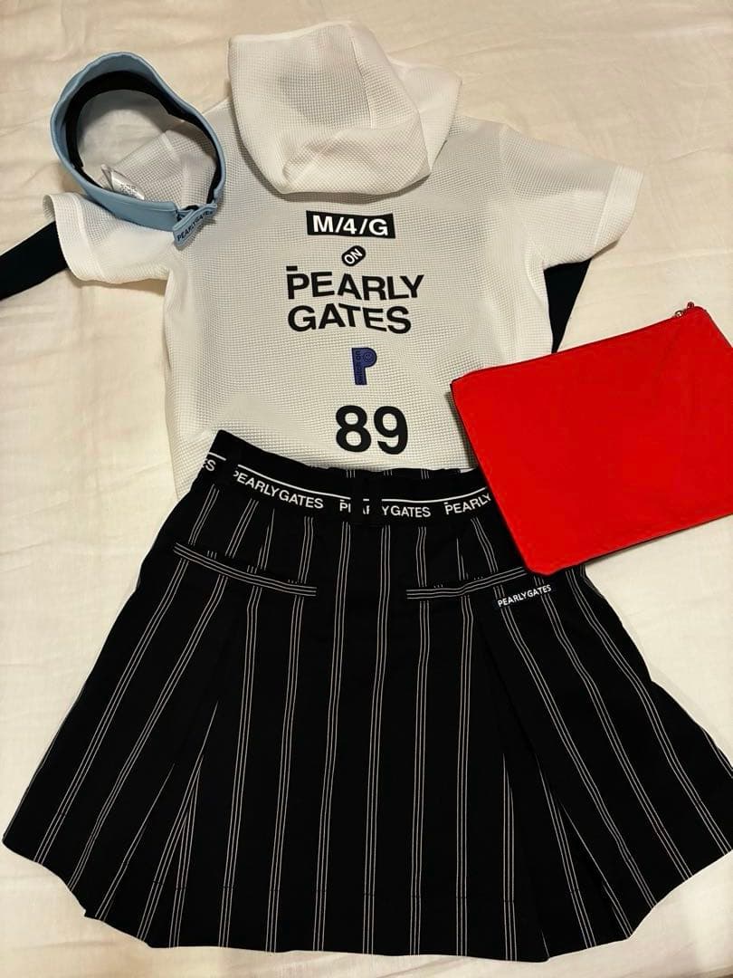 【Rmさま】PEARLY GATES♡トップス・スカート・バイザー9点＋ポーチ