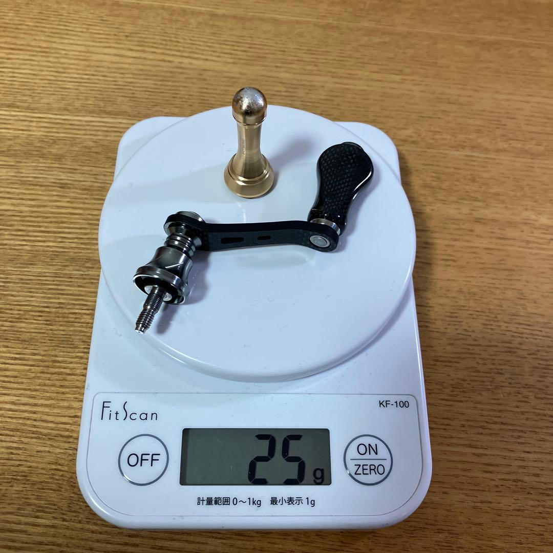 美品　シマノ　ハイテン40mm カーボン　ハンドル　ノブ 夢屋　スタンド