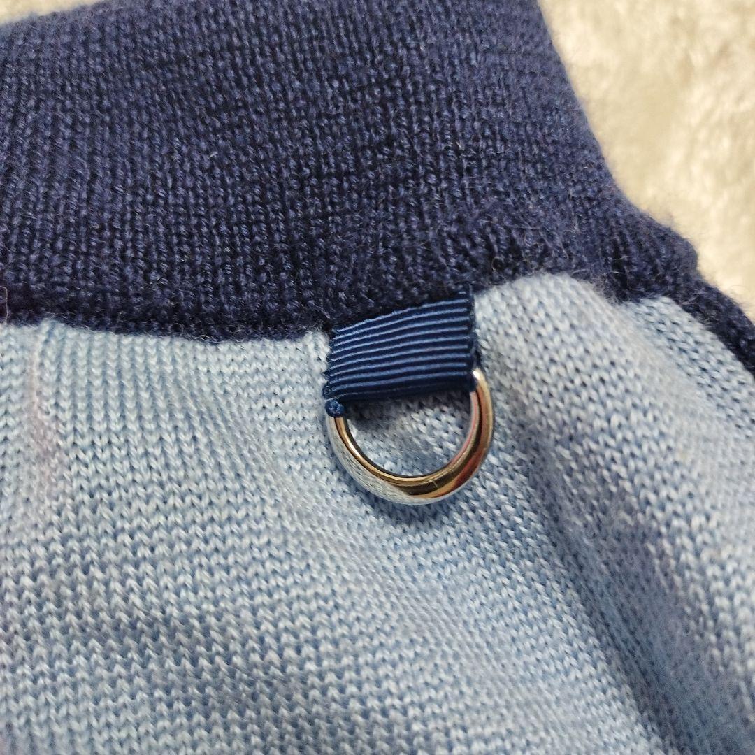 ニットセットアップゴルフウェアブロックチェック柄セーター・スカートセットМ