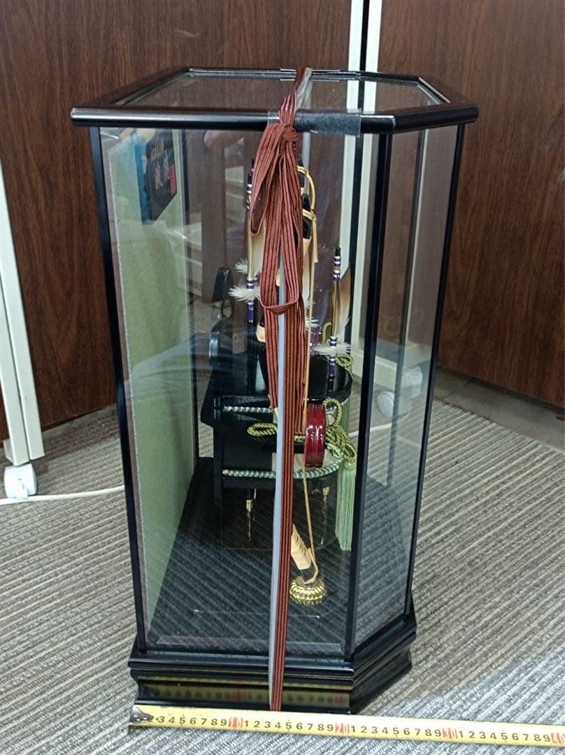 八5148【美品】伝統工芸　正月飾　御破魔弓飾　峻徳　16号