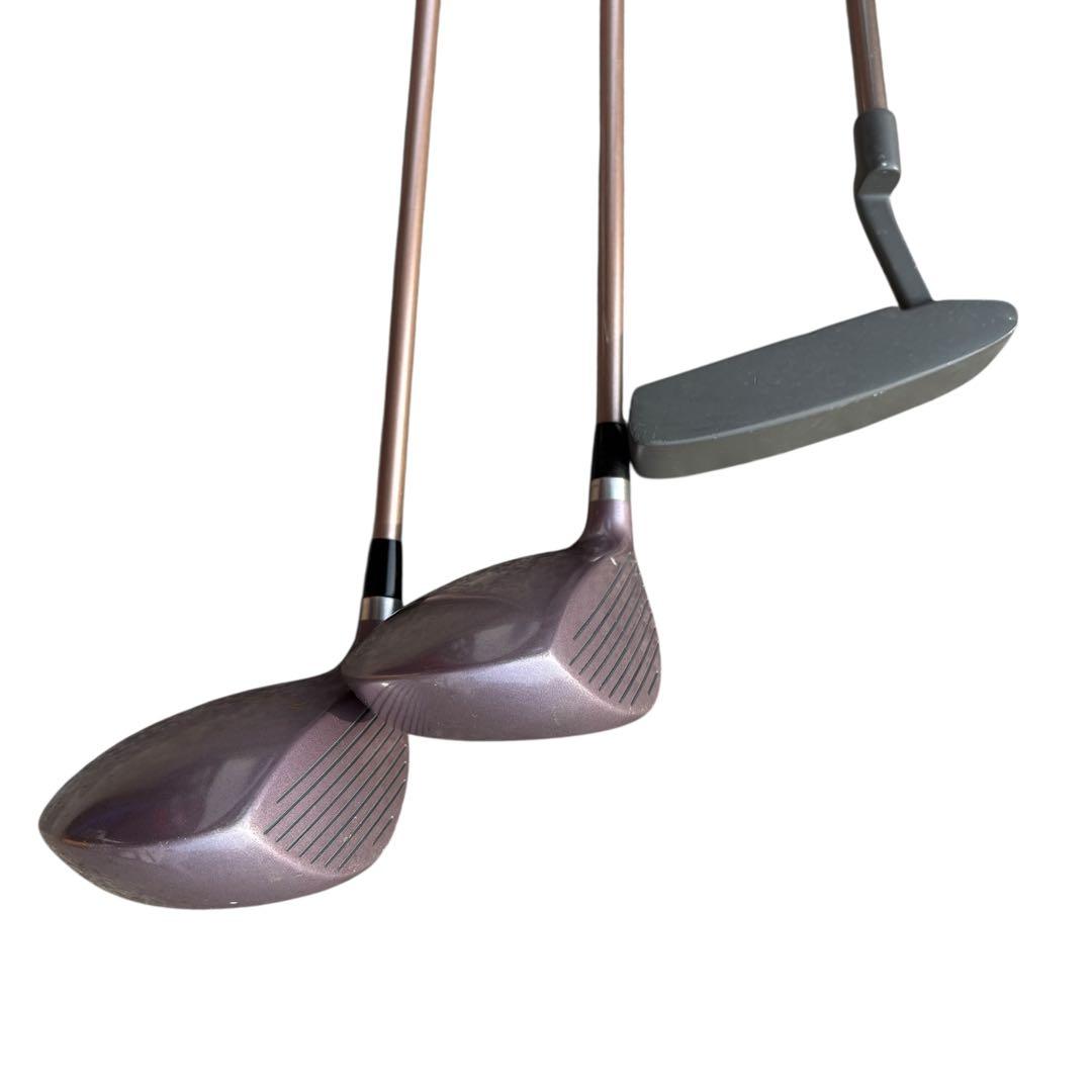 要相談 近畿限定配送 FIGARO 初心者用 ゴルフバッグ クラブ 7本セット