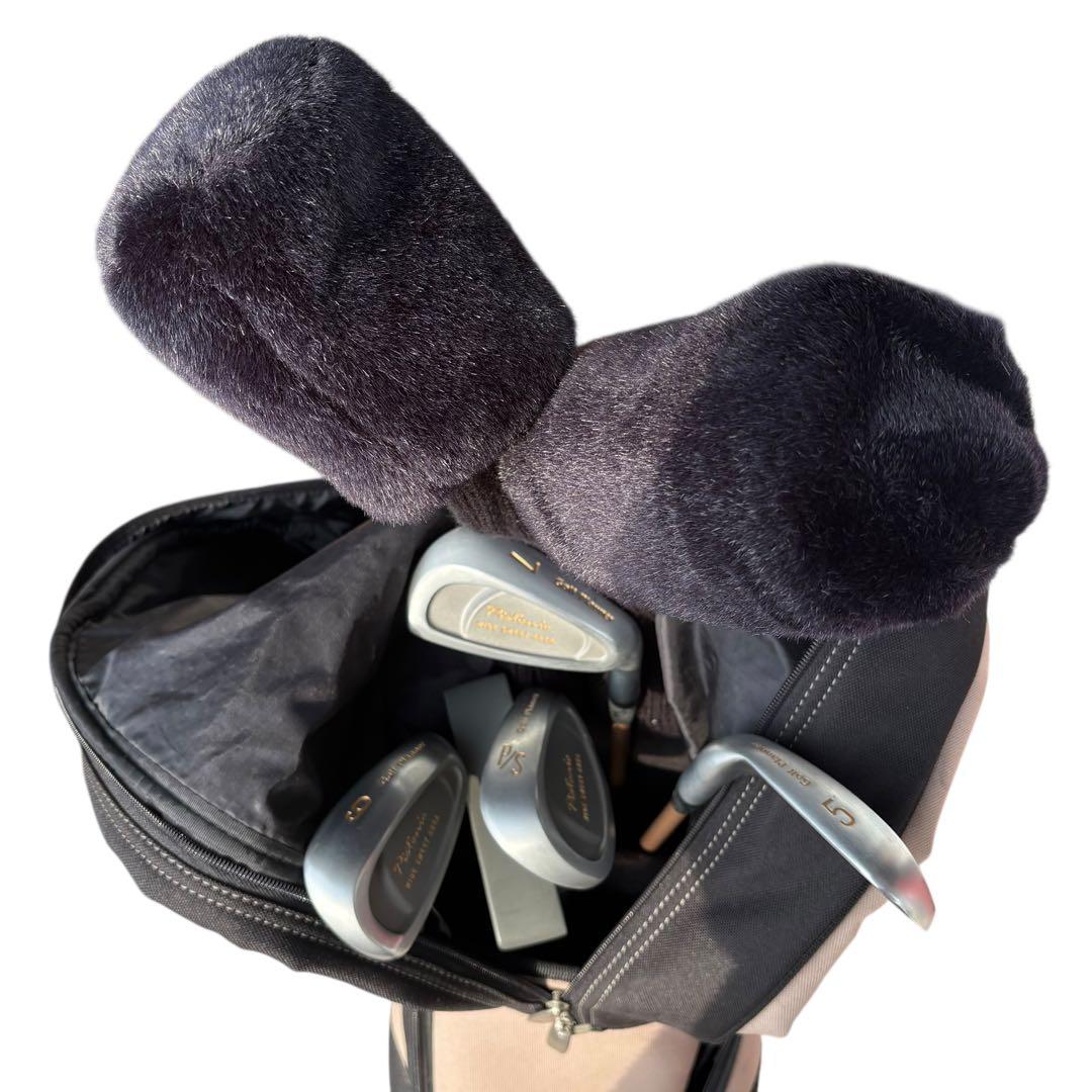 要相談 近畿限定配送 FIGARO 初心者用 ゴルフバッグ クラブ 7本セット