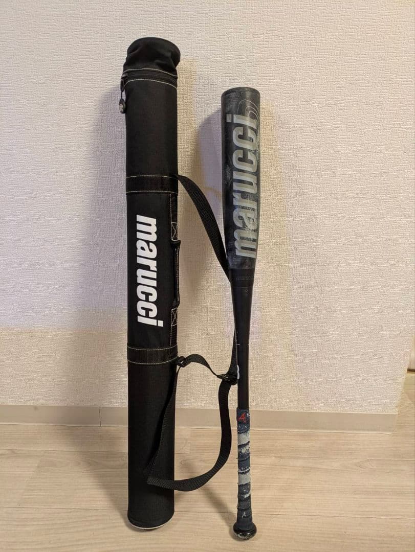 ワニクラッシャー 80センチ 黒ワニ　軟式少年用　専用バットケース付