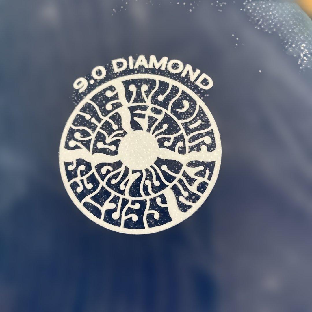 9.0 DIAMOND サーフボードフィン 青