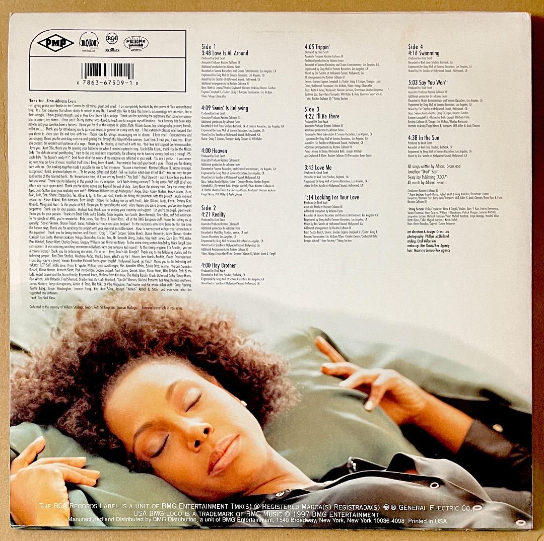 USオリジナル 美盤 Adriana Evans 1stアルバム 2LP 送料込