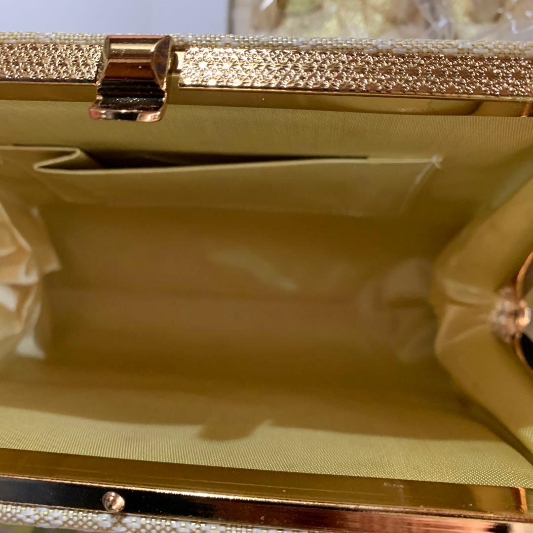 ☆新品Lサイズ 草履 ＆和装バックセット 金色模様 未使用品