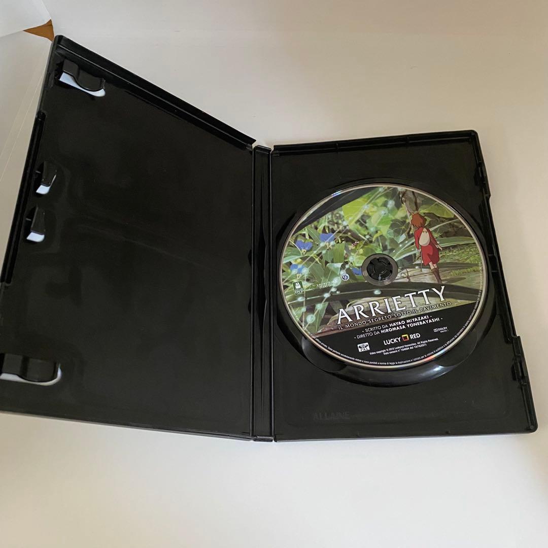 イタリア語　ジブリDVD アリェッティ　ハウル　もののけ姫　火垂るの墓　マーニー