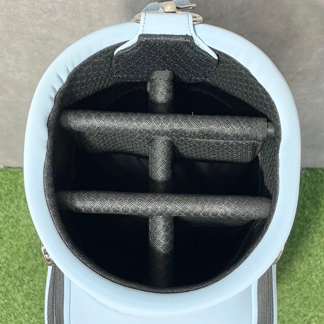 【新品】ミエコ ウエサコ キャディバッグ ゴルフバッグ レディース ブルー 人気