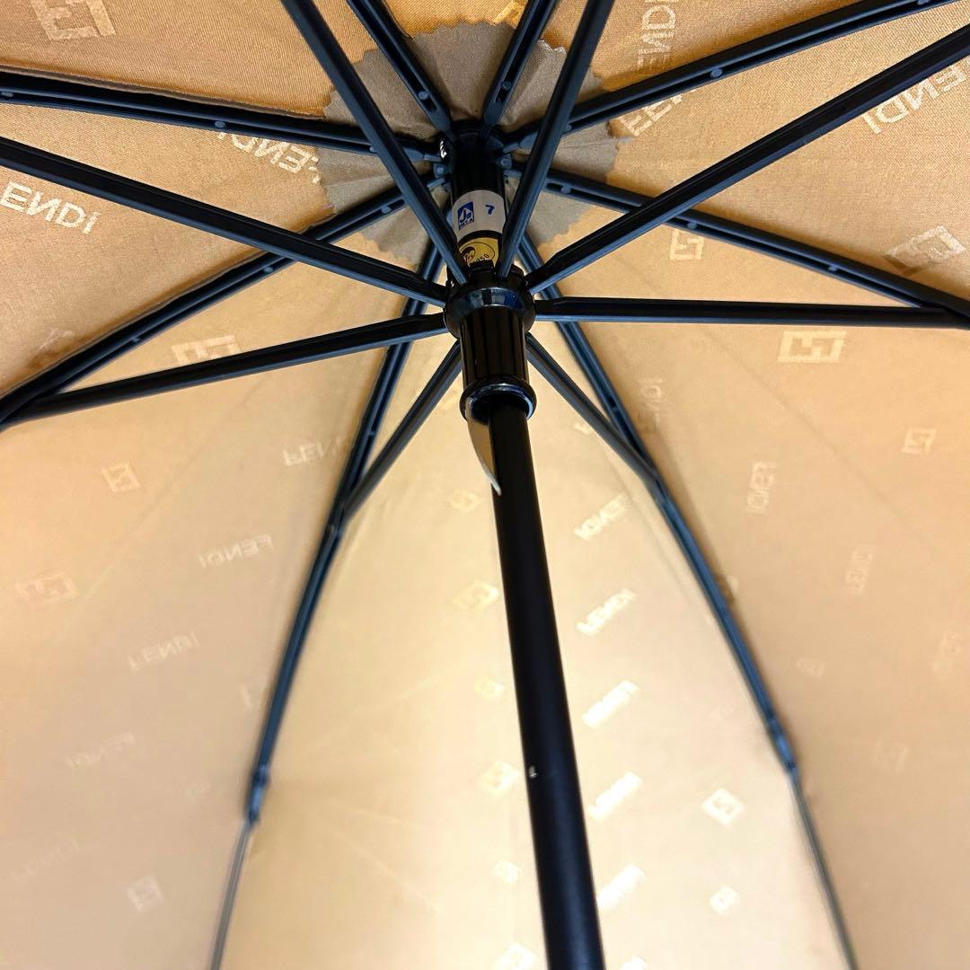 未使用品　FENDI フェンディ　折りたたみ傘　ズッカ柄