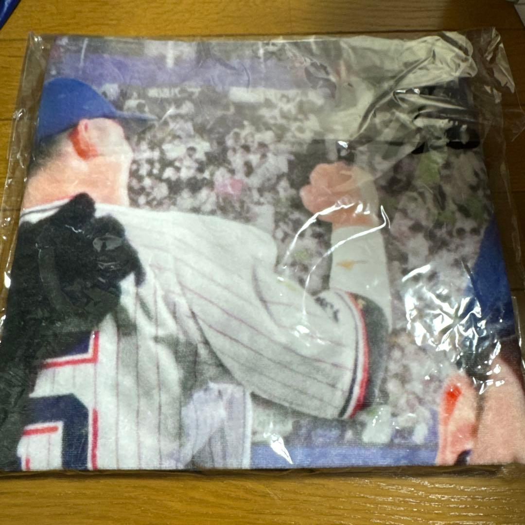 つば九郎×村上選手　 テレビショッピング　セルフパチリバスタオル&キーホルダー