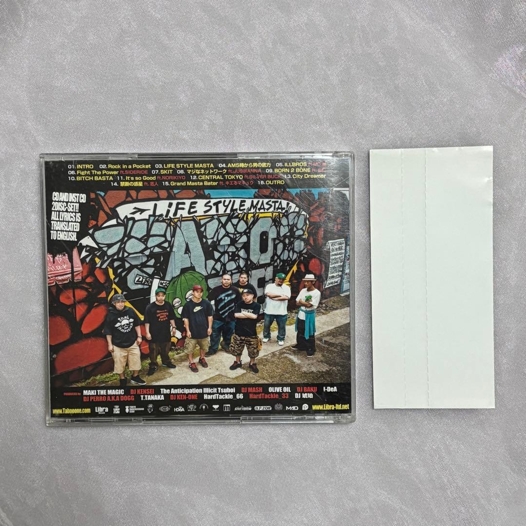 TABOO1 LIFE STYLE MASTA CD 2枚組 帯付き